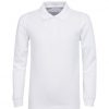הדפסה על חולצת פולו שרוול ארוך YB2498 לבן ממותגת