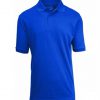 הדפסה על חולצת פולו קצר YB2650 כחול ממותגת
