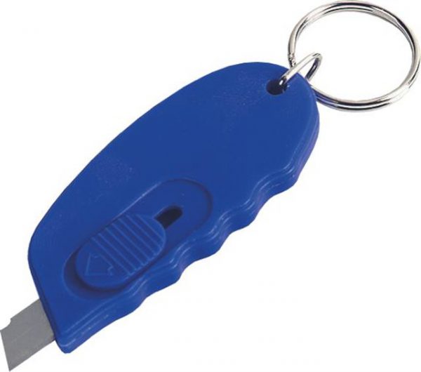 הדפסה על מחזיק מפתחות סכין יפני כחול