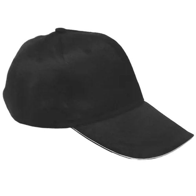 כובע איכותי 6 פאנל צבע שחור