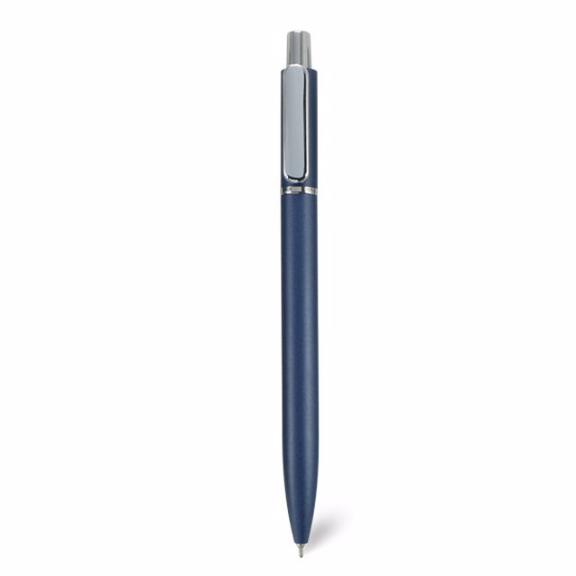 הדפסה על עט מתכת דגם אלון צבע כחול