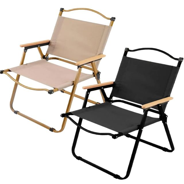 כיסא מתקל דגם גל בצבעים שחור וקרם